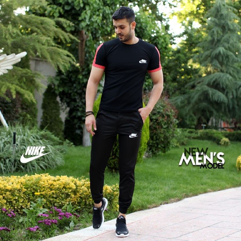 🔴ست-تیشرت-شلوار-‏Nike-‎مدل-‏Fennec-‎(قرمز)